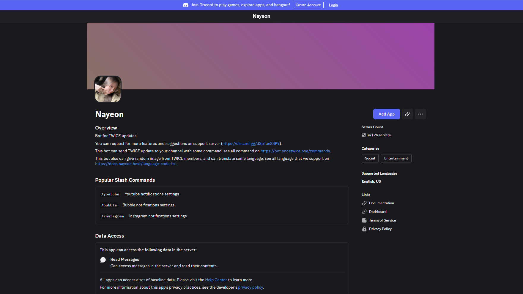 Discord App Discovery screenshot